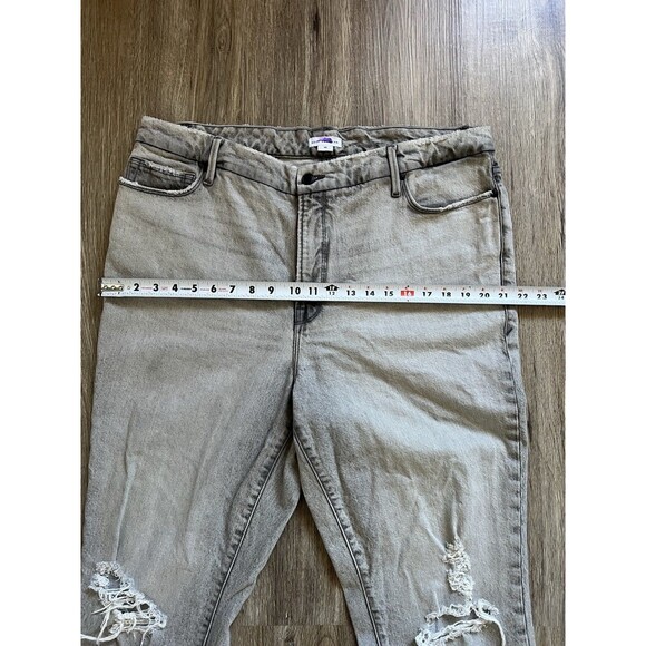 Anthropologie Good American Jeans Women Size 15 Distressed - Picture 6 of 8